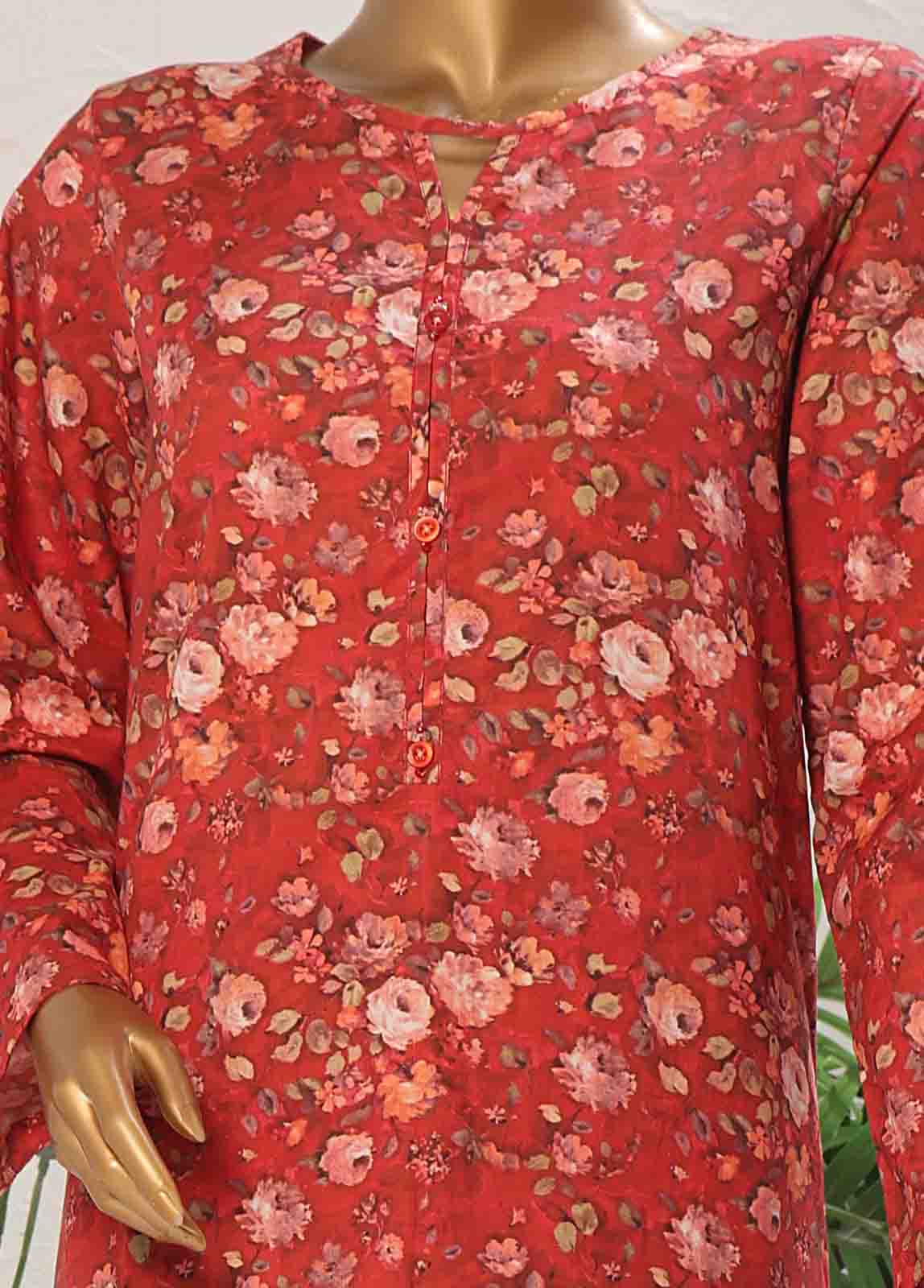 Bin Saeed Fabric - WCK-020- 2 Piece Printed Stitched Co-ords