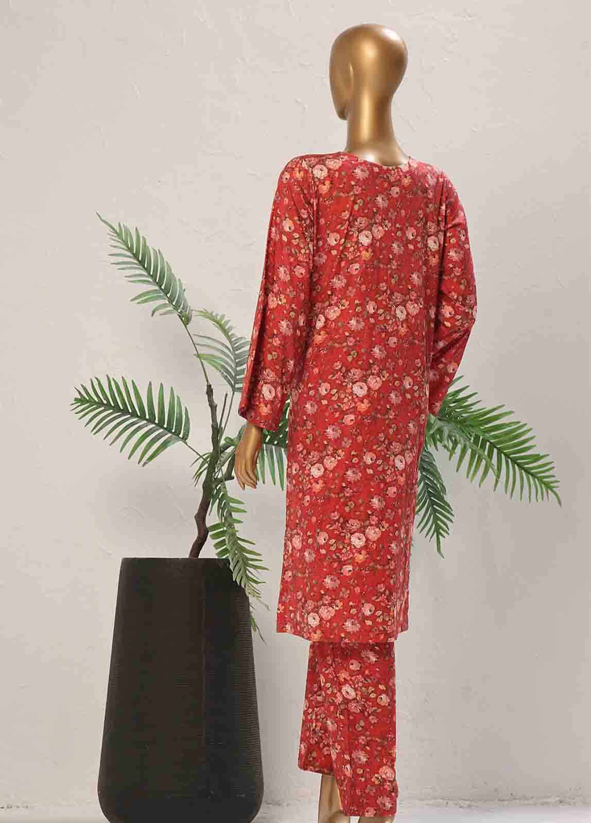 Bin Saeed Fabric - WCK-020- 2 Piece Printed Stitched Co-ords