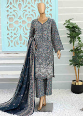 WKE-024 -3 Piece Khaddar Chikankari Stitched Suit