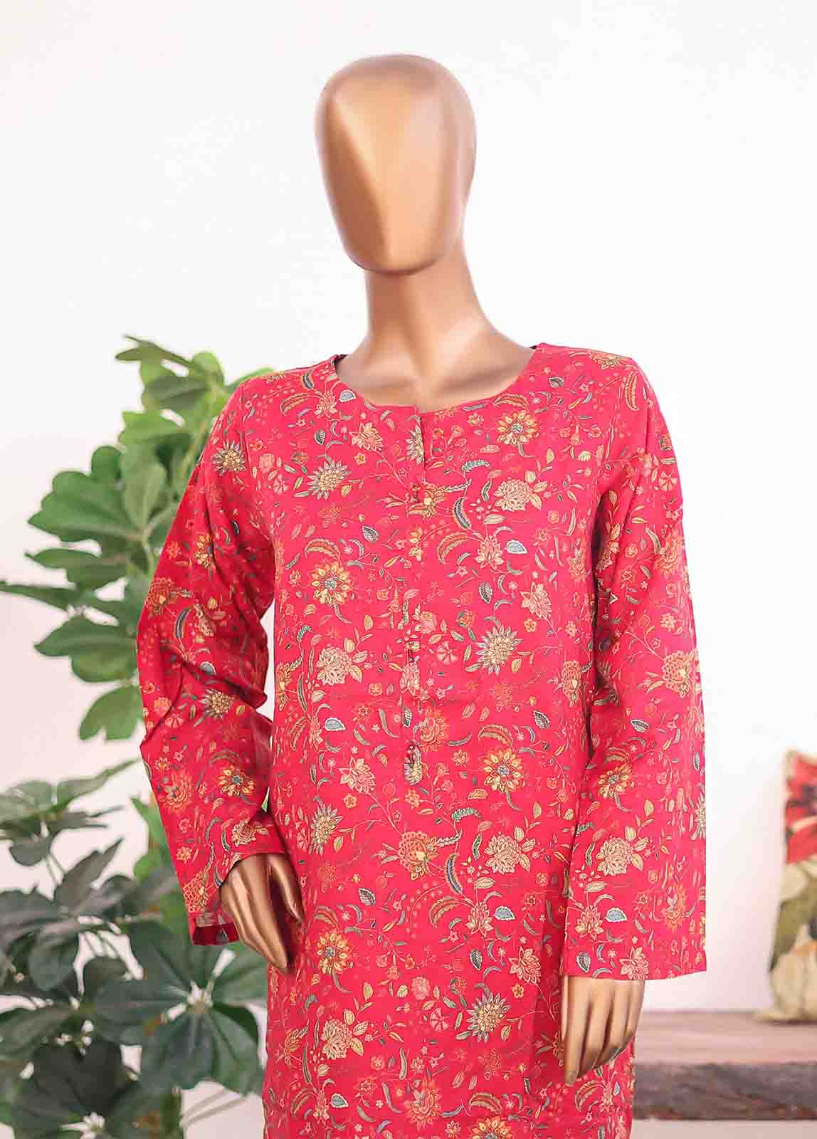 WCK-026 -3 Piece Khaddar Chikankari Stitched Suit