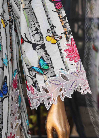 Bin Saeed Fabric - WCKE-001-3 Piece Embroidered Stitched Suit