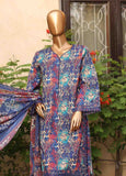 WCKE-004-3 Piece Embroidered Stitched Suit