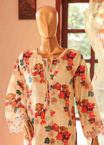 Bin Saeed Fabric - WCKE-008-3 Piece Embroidered Stitched Suit