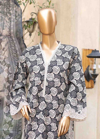 Bin Saeed Fabric - WCKE-010-3 Piece Embroidered Stitched Suit