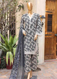WCKE-010-3 Piece Embroidered Stitched Suit