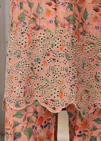 Bin Saeed Fabric - WCKE-010 C-3 Piece Chikankari Stitched Suit