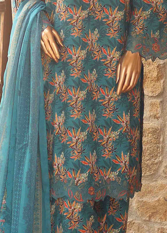 Bin Saeed Fabric - WCKE-011-3 Piece Embroidered Stitched Suit