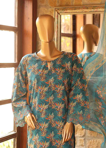 Bin Saeed Fabric - WCKE-011-3 Piece Embroidered Stitched Suit