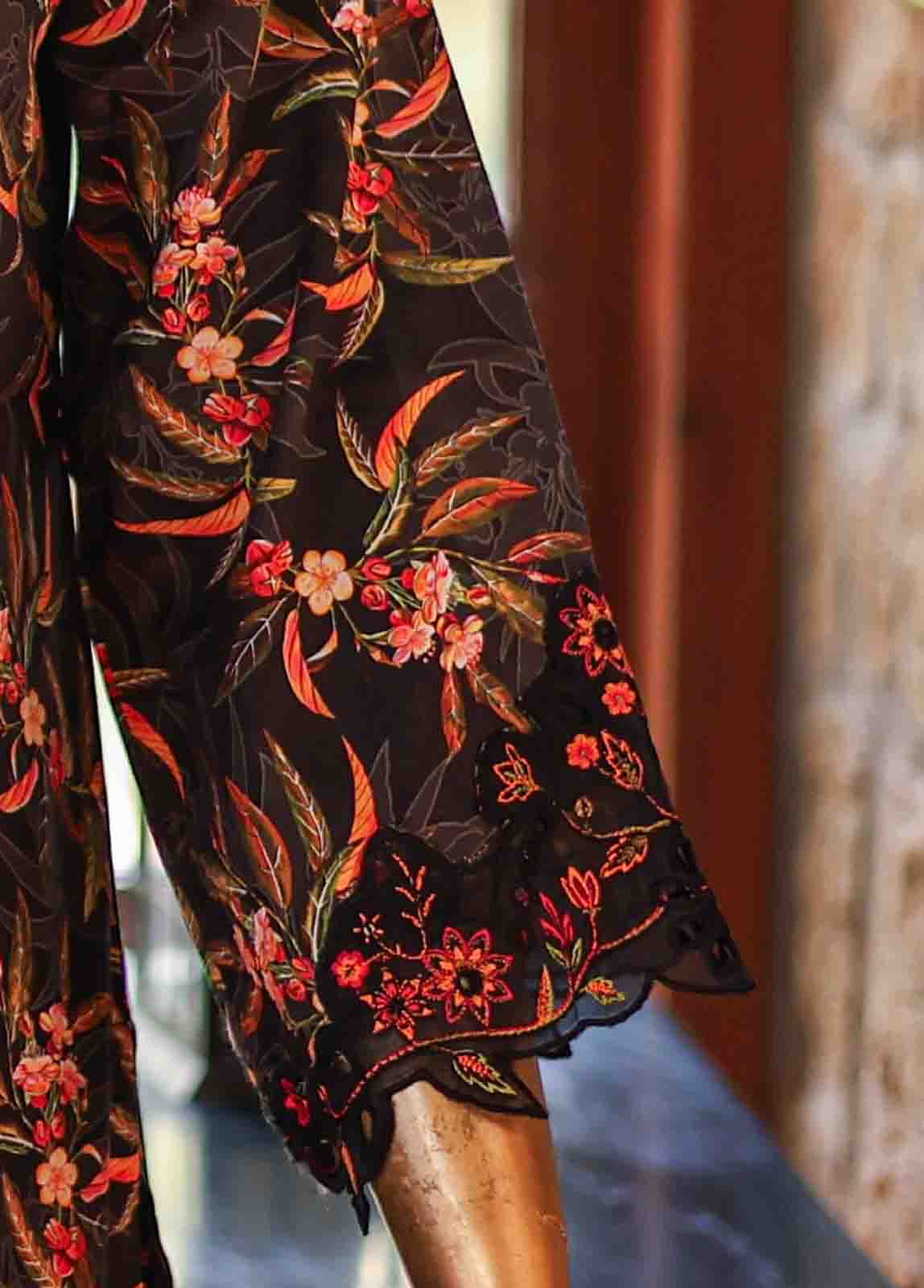 Bin Saeed Fabric - WCKE-012-3 Piece Embroidered Stitched Suit