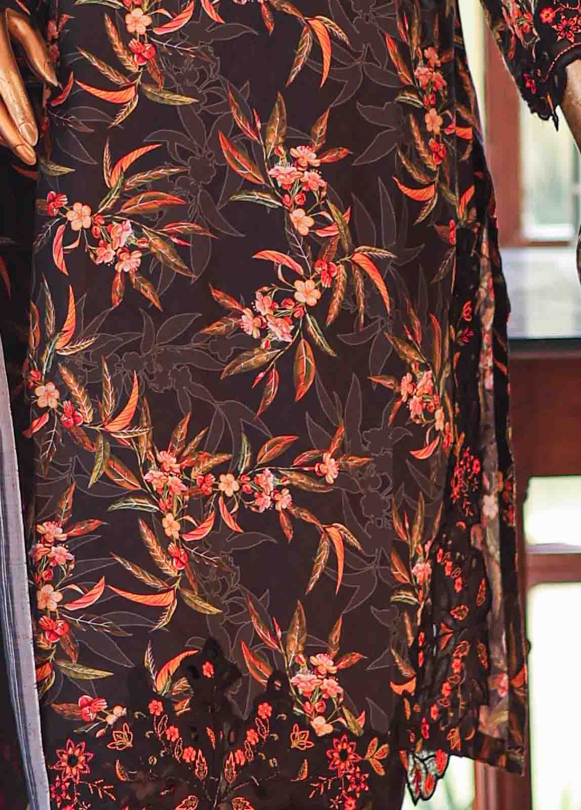 Bin Saeed Fabric - WCKE-012-3 Piece Embroidered Stitched Suit