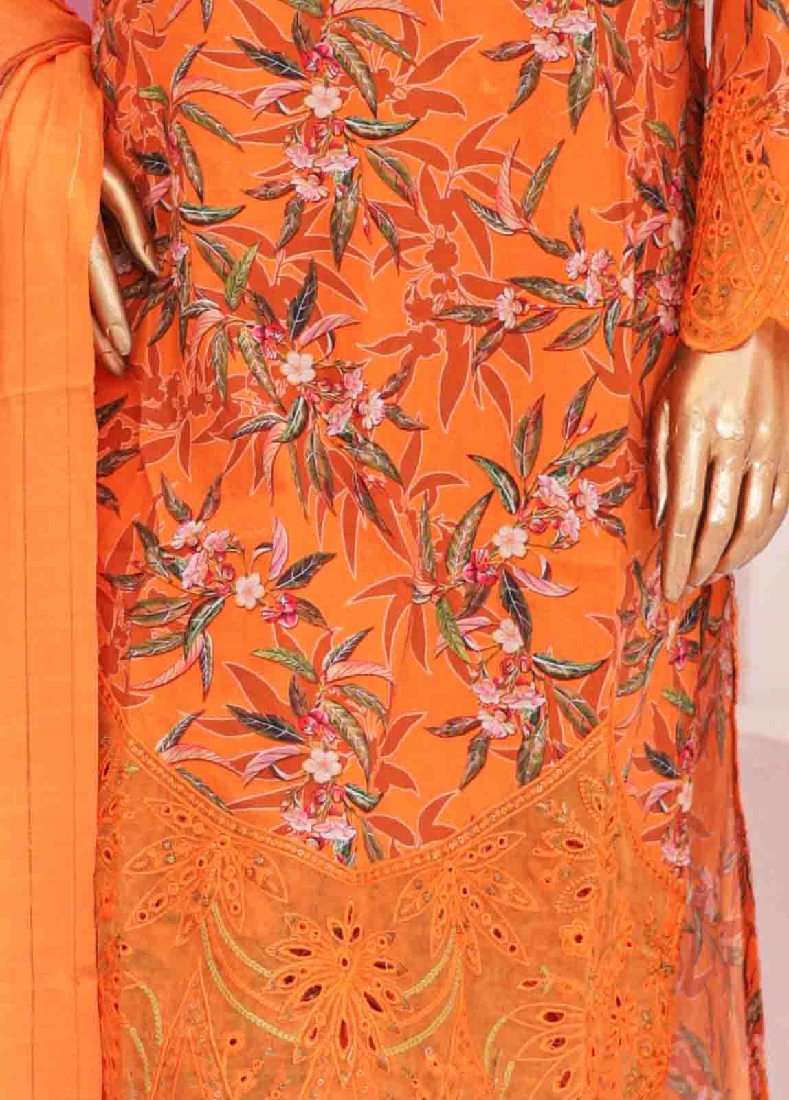 Bin Saeed Fabric - WCKE-013-3 Piece Embroidered Stitched Suit