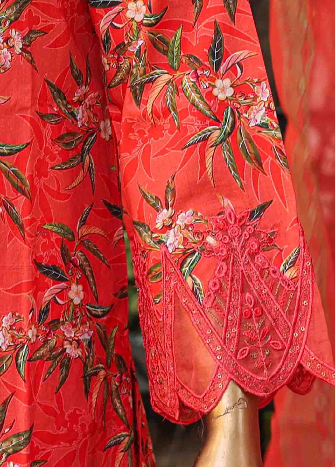 Bin Saeed Fabric - WCKE-014-3 Piece Embroidered Stitched Suit