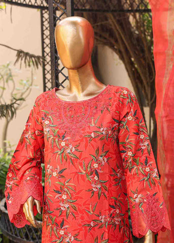 Bin Saeed Fabric - WCKE-014-3 Piece Embroidered Stitched Suit