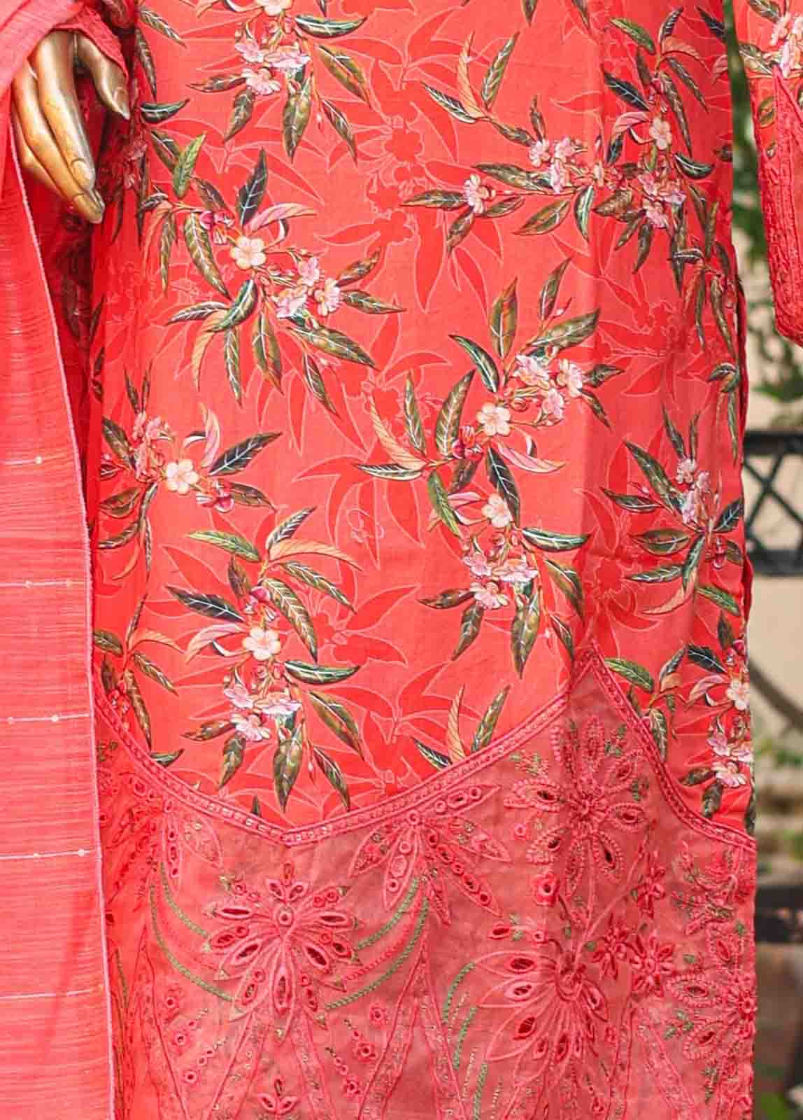 Bin Saeed Fabric - WCKE-014-3 Piece Embroidered Stitched Suit