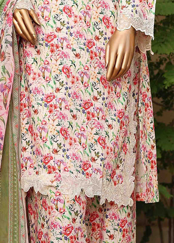 Bin Saeed Fabric - WCKE-016-3 Piece Embroidered Stitched Suit