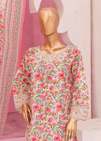 Bin Saeed Fabric - WCKE-017-3 Piece Embroidered Stitched Suit