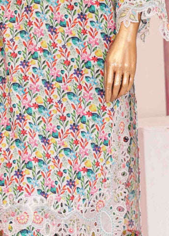 Bin Saeed Fabric - WCKE-018-3 Piece Embroidered Stitched Suit