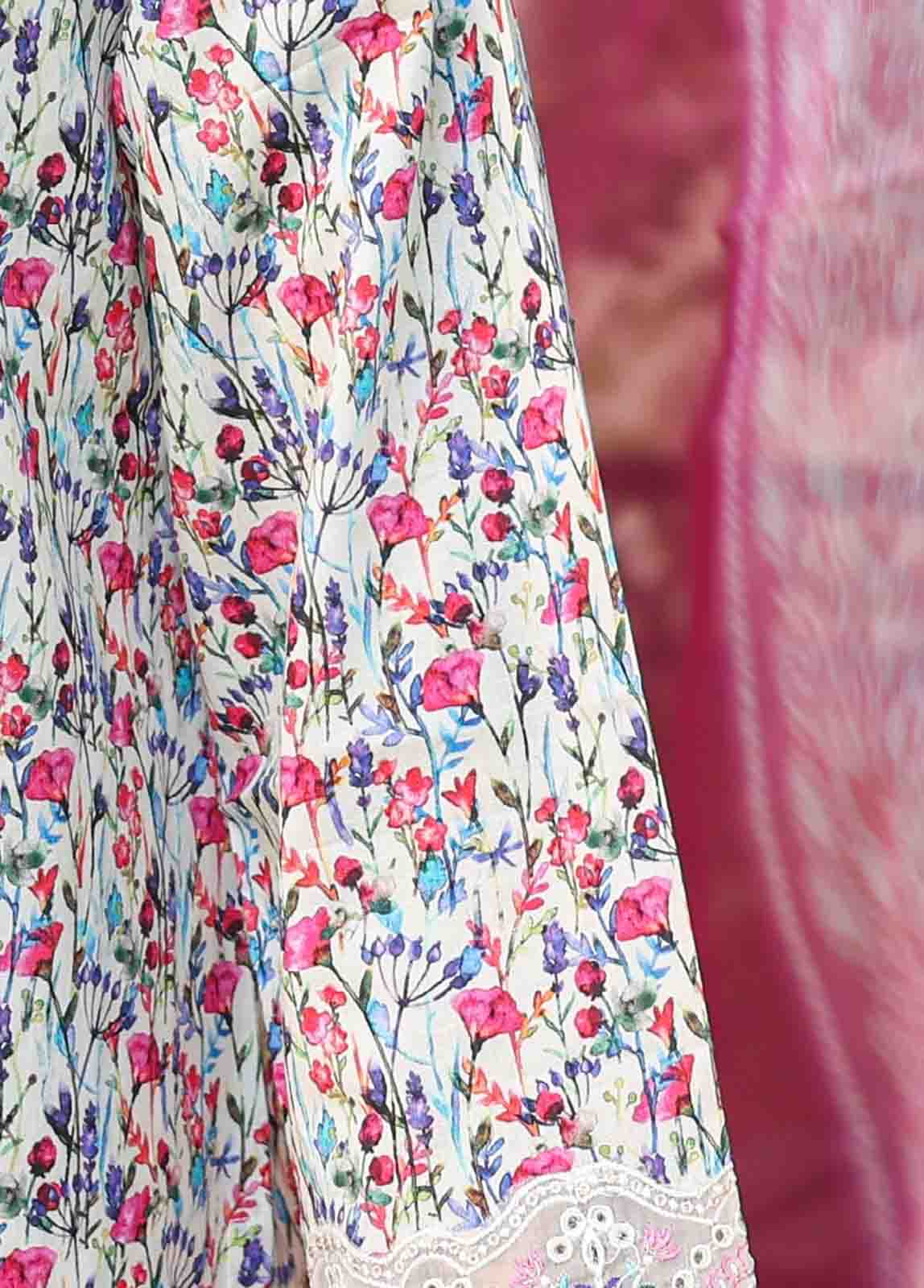 Bin Saeed Fabric - WCKE-019-3 Piece Embroidered Stitched Suit