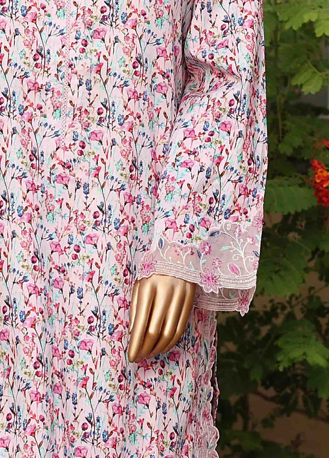 Bin Saeed Fabric - WCKE-020-3 Piece Embroidered Stitched Suit