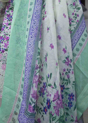 Bin Saeed Fabric - WCKE-023- 3 Piece Embroidered Stitched Suit