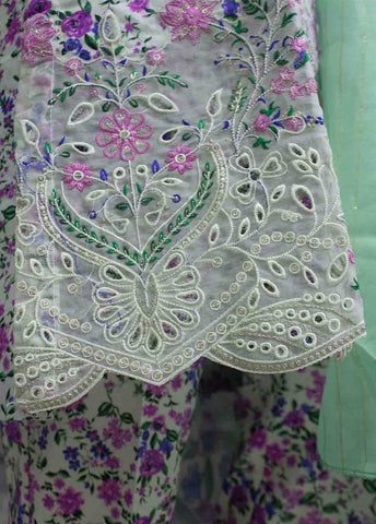 Bin Saeed Fabric - WCKE-023- 3 Piece Embroidered Stitched Suit