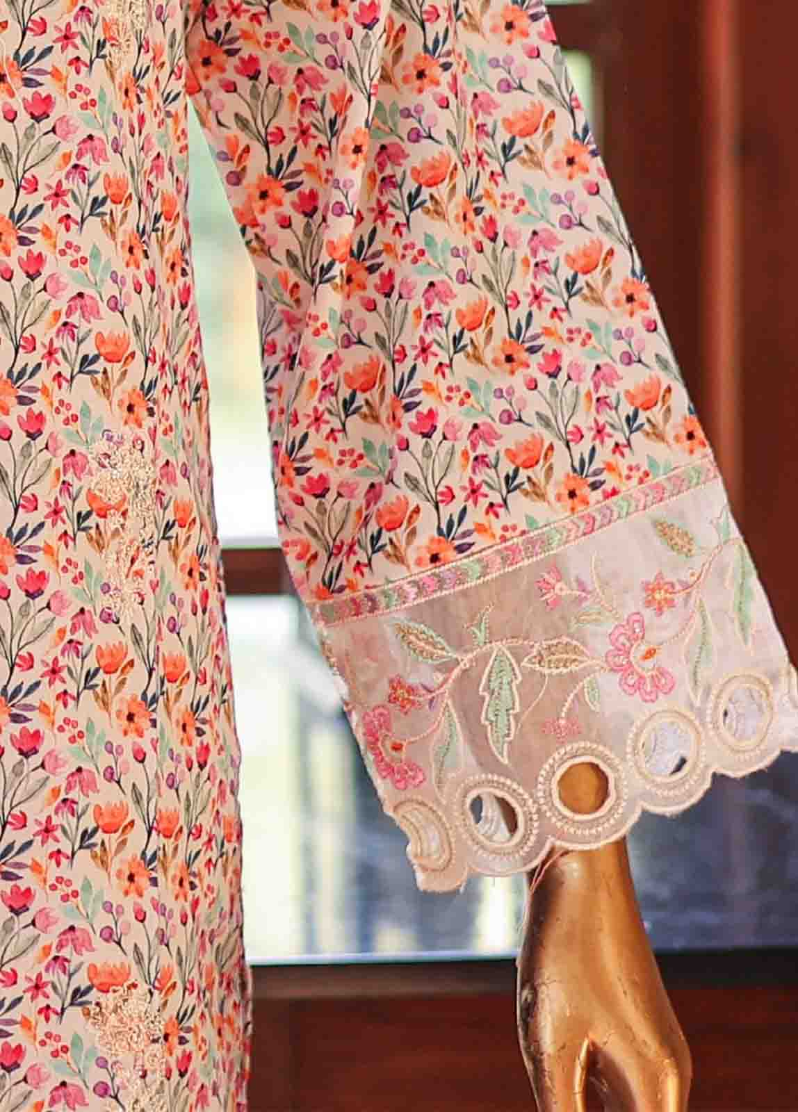 Bin Saeed Fabric - WCKE-029-3 Piece Embroidered Stitched Suit