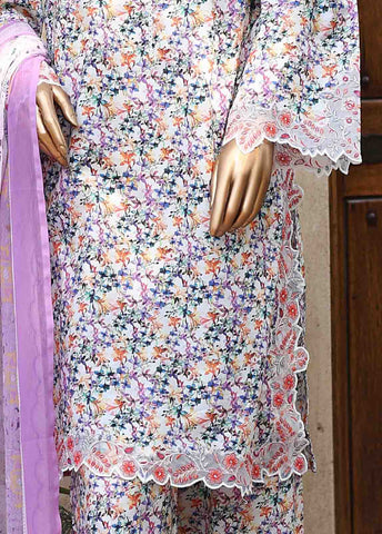 Bin Saeed Fabric - WCKE-031-3 Piece Embroidered Stitched Suit