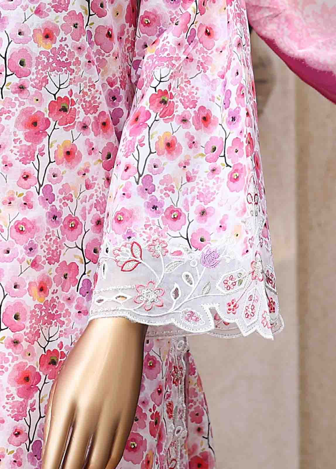 Bin Saeed Fabric - WCKE-033-3 Piece Embroidered Stitched Suit