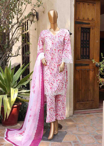 Bin Saeed Fabric - WCKE-033-3 Piece Embroidered Stitched Suit