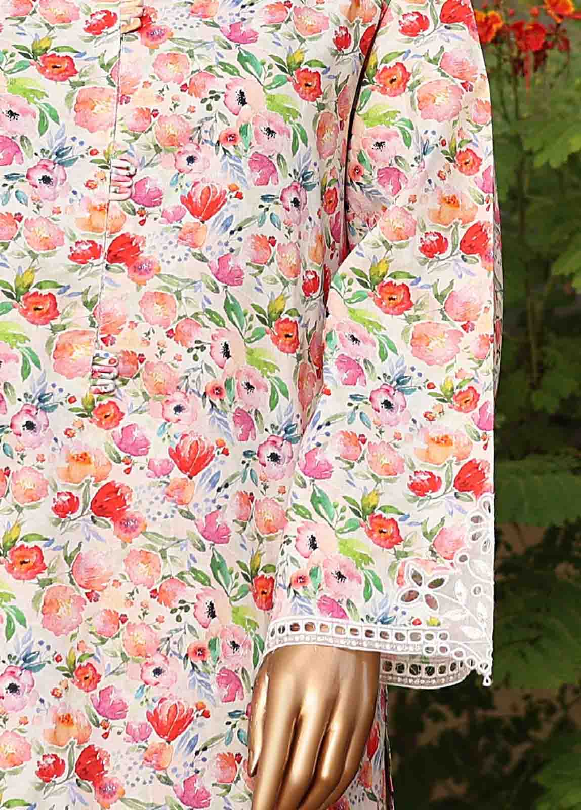 Bin Saeed Fabric - WCKE-034-3 Piece Embroidered Stitched Suit