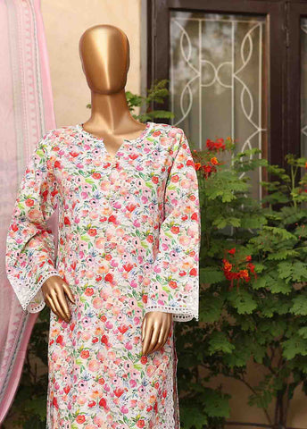 Bin Saeed Fabric - WCKE-034-3 Piece Embroidered Stitched Suit