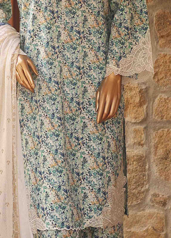 Bin Saeed Fabric - WCKE-035-3 Piece Embroidered Stitched Suit