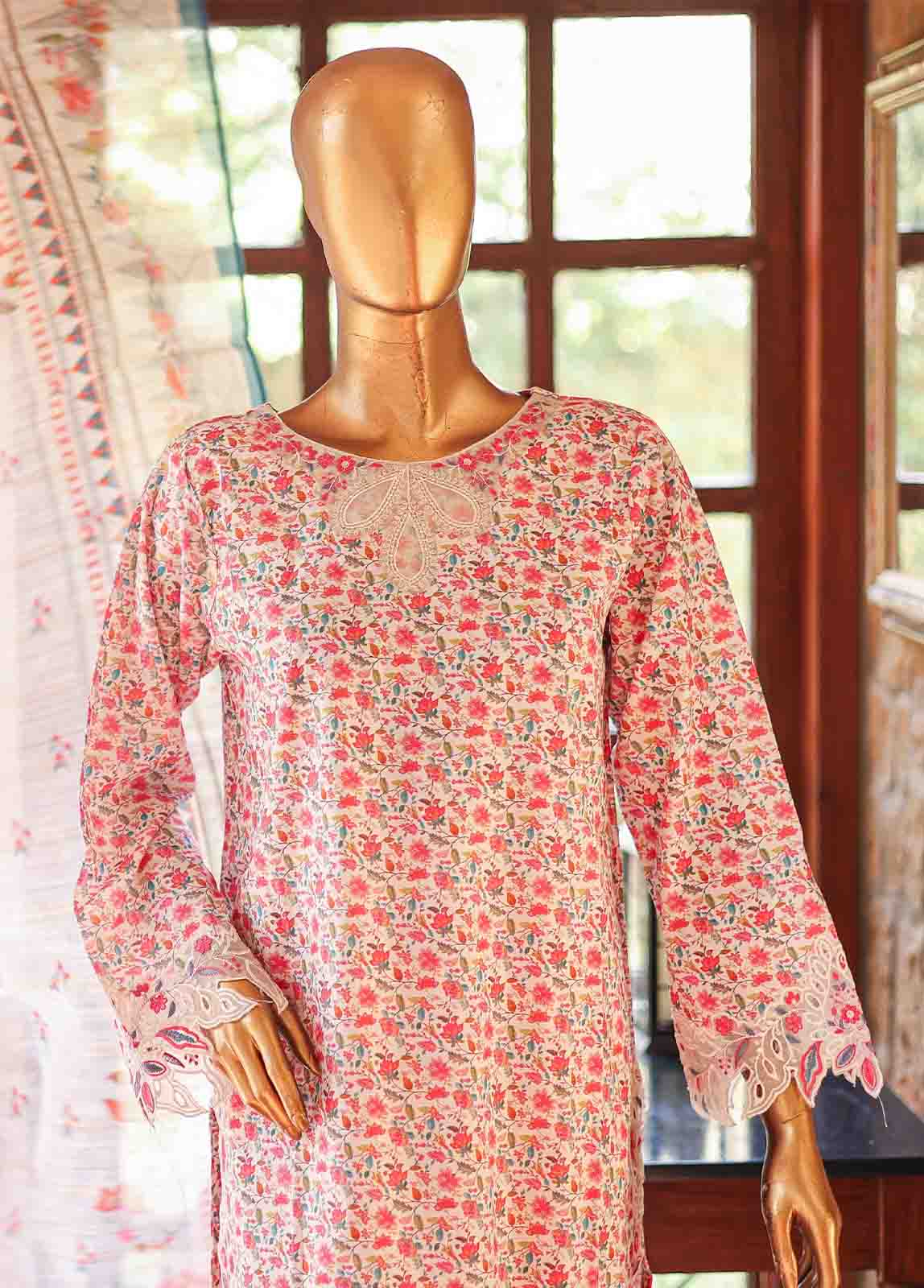 Bin Saeed Fabric - WCKE-036-3 Piece Embroidered Stitched Suit