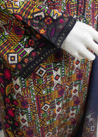 Bin Saeed Fabric - WCKE-041- 3 Piece Embroidered Stitched Suit