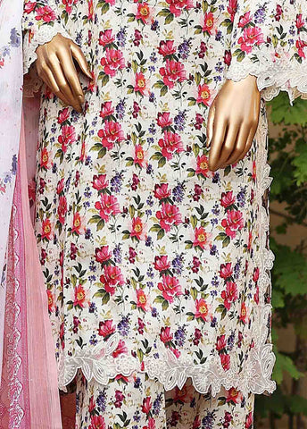 Bin Saeed Fabric - WCKE-044-3 Piece Embroidered Stitched Suit