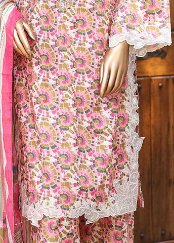 Bin Saeed Fabric - WCKE-045-3 Piece Embroidered Stitched Suit