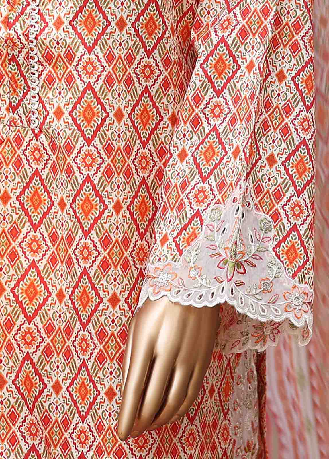 Bin Saeed Fabric - WCKE-046-3 Piece Embroidered Stitched Suit