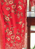 WCKE-047-3 Piece Embroidered Stitched Suit