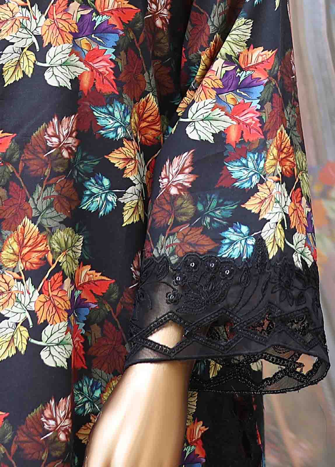 Bin Saeed Fabric - WCKE-049-3 Piece Embroidered Stitched Suit