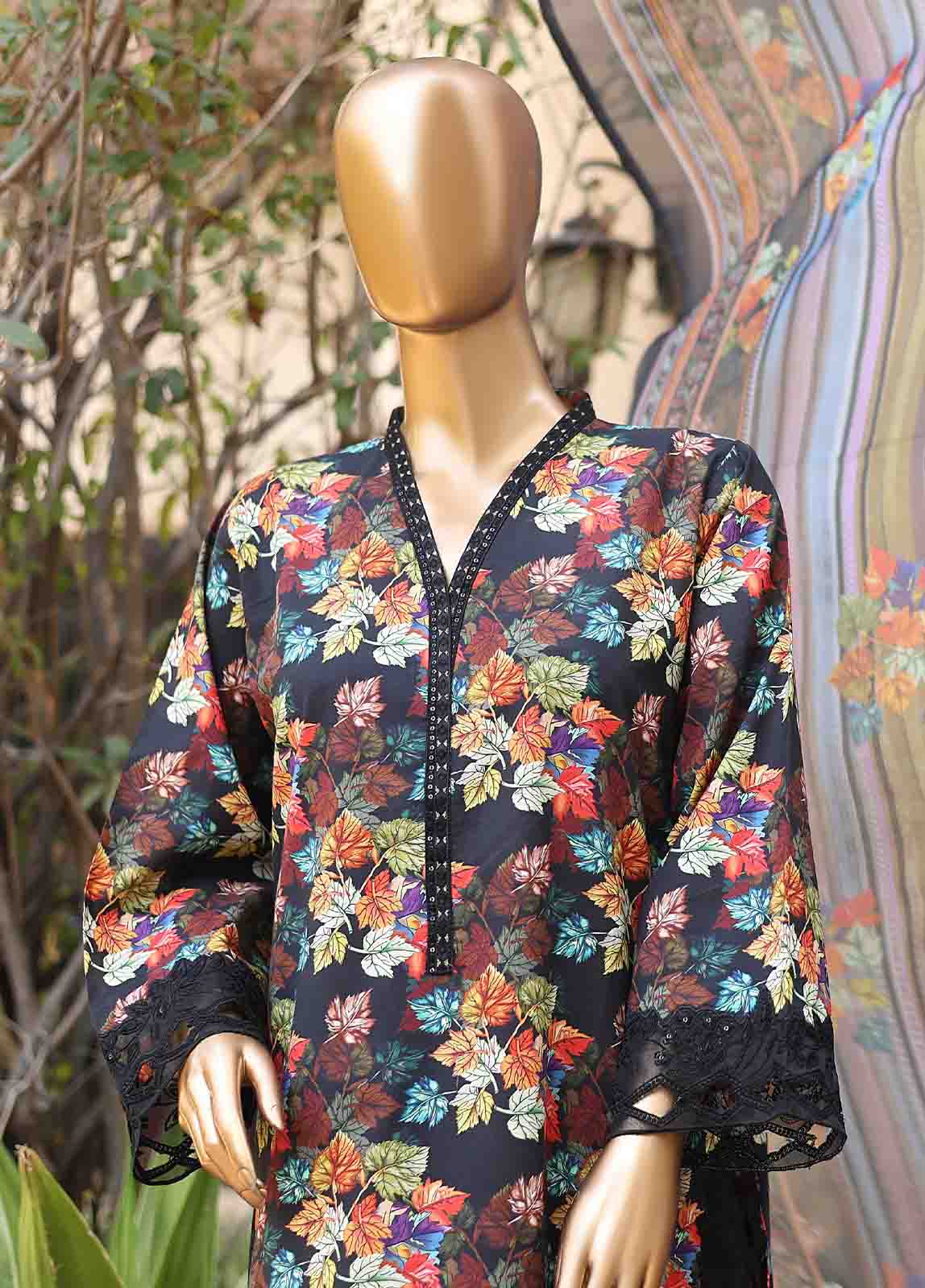 Bin Saeed Fabric - WCKE-049-3 Piece Embroidered Stitched Suit