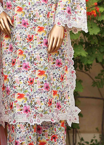 Bin Saeed Fabric - WCKE-050-3 Piece Embroidered Stitched Suit