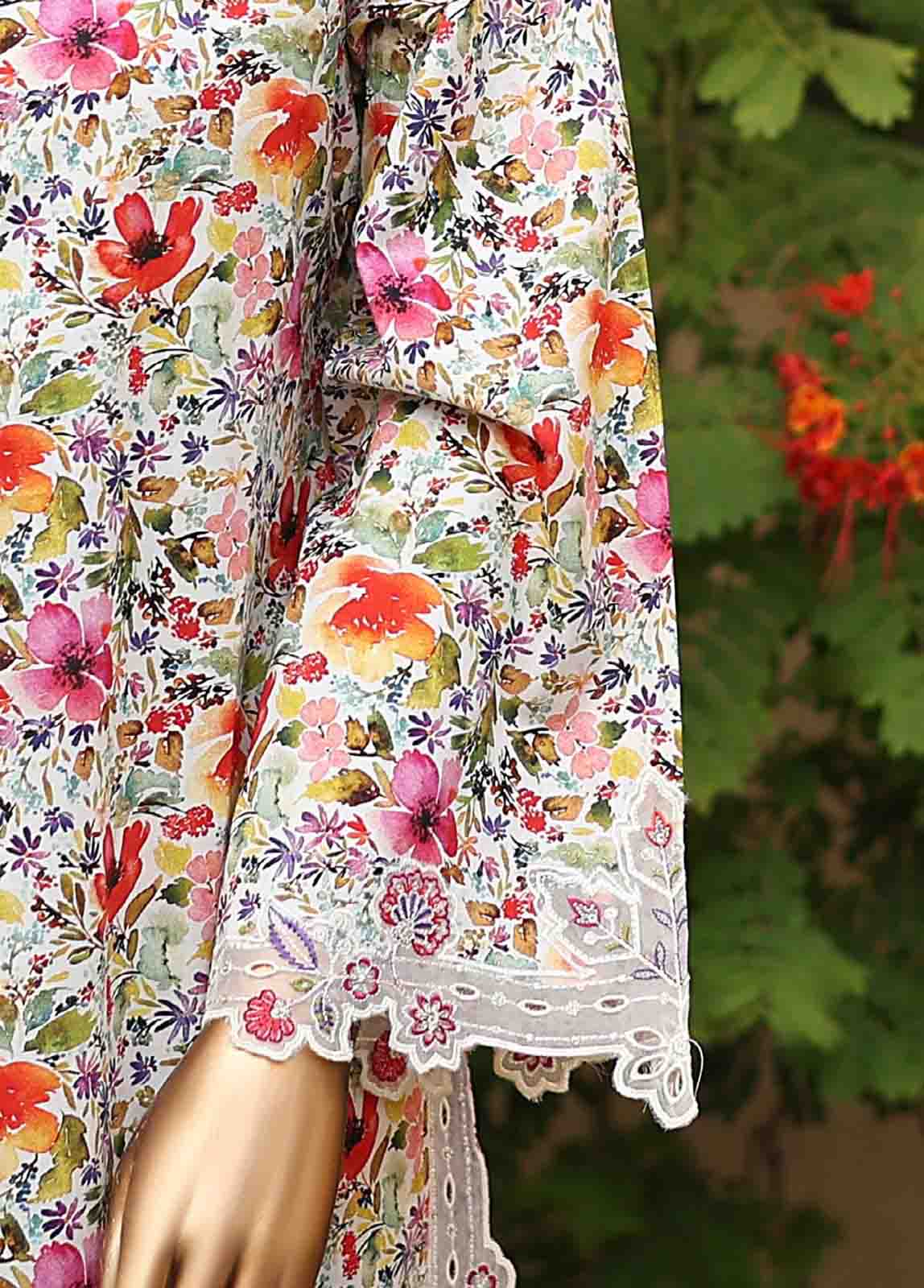 Bin Saeed Fabric - WCKE-050-3 Piece Embroidered Stitched Suit