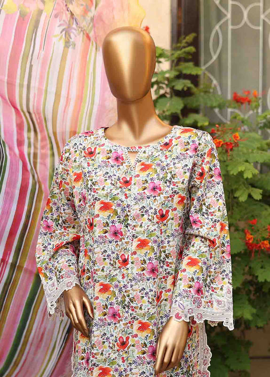 WCKE-050-3 Piece Embroidered Stitched Suit
