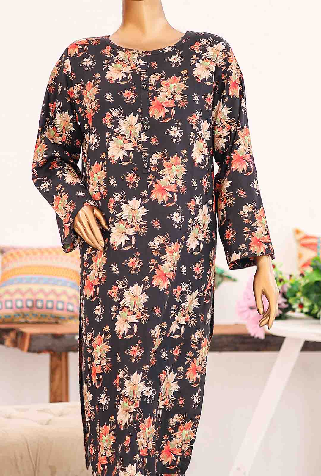 Bin Saeed Fabric - WCKF-0013- 2 Piece Printed Stitched Co-ords