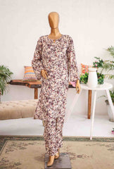 WCKF-0040- 2 Piece Printed Stitched Co-ords