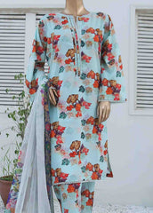 WCKF-007-3 Piece Lawn Printed