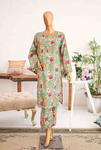 Bin Saeed Fabric - WCKF-008- 2 Piece Printed Stitched Co-ords