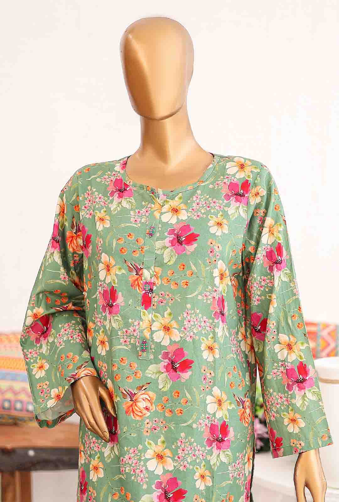 Bin Saeed Fabric - WCKF-008- 2 Piece Printed Stitched Co-ords