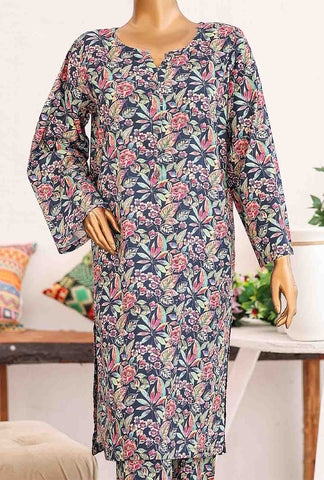 Bin Saeed Fabric - WCKF-009- 2 Piece Printed Stitched Co-ords