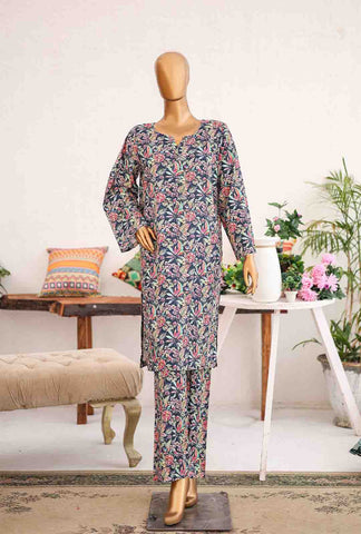 Bin Saeed Fabric - WCKF-009- 2 Piece Printed Stitched Co-ords